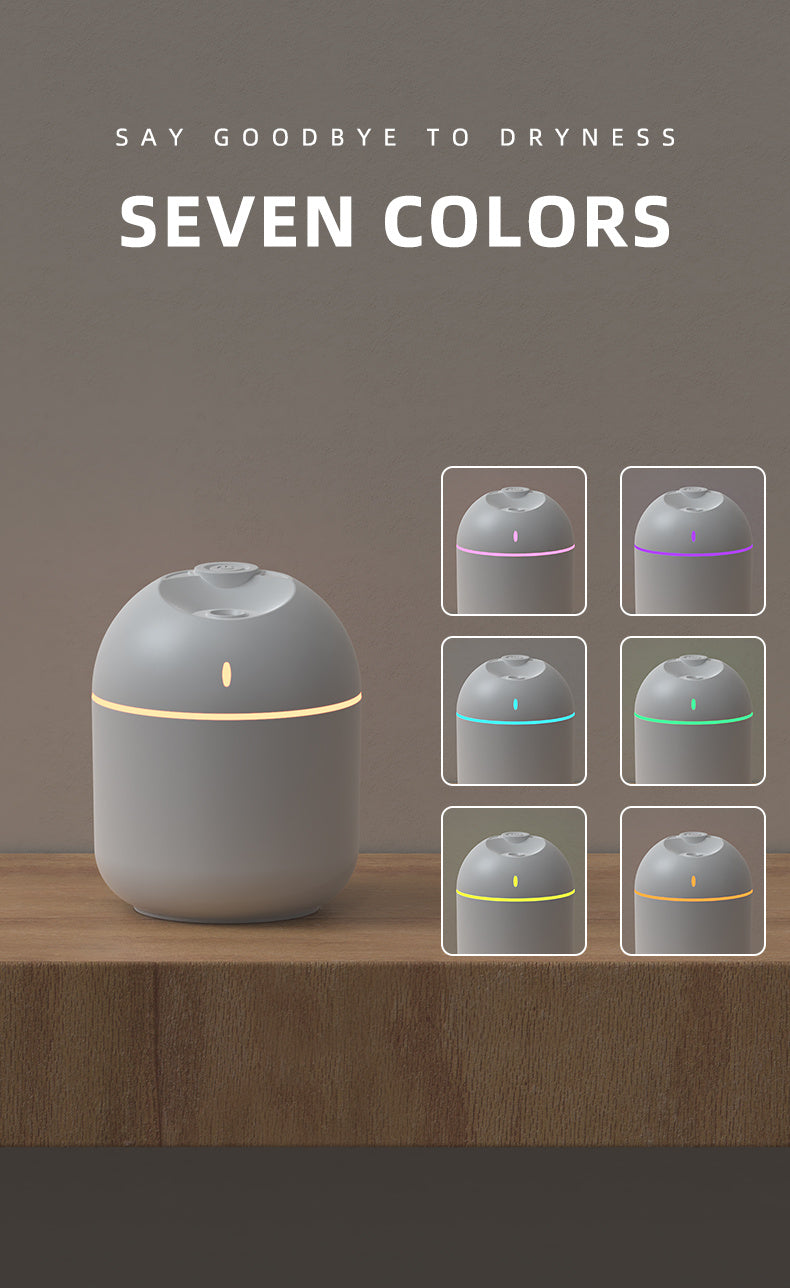 270ML Cool Mist Aroma Humidifier with LED Night Light