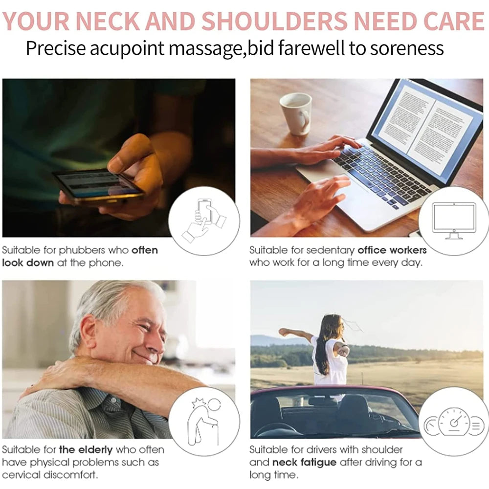 Neck & Shoulder Trigger Point Roller Massager