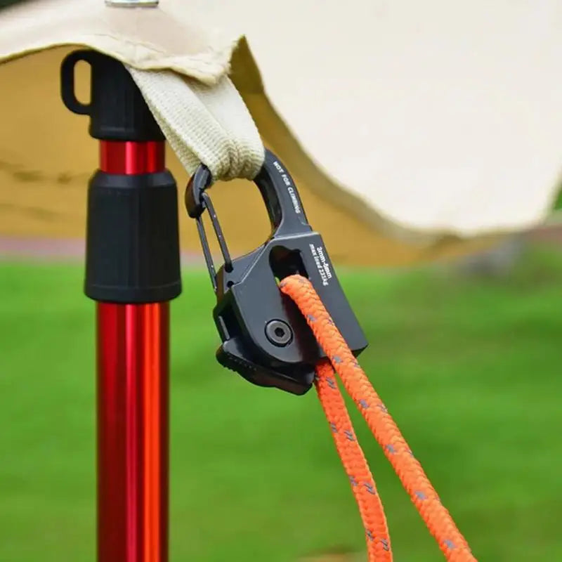 Outdoor Camping Tent Rope Tightener – Lightweight, Windproof Awning Cord Tensioner Buckle