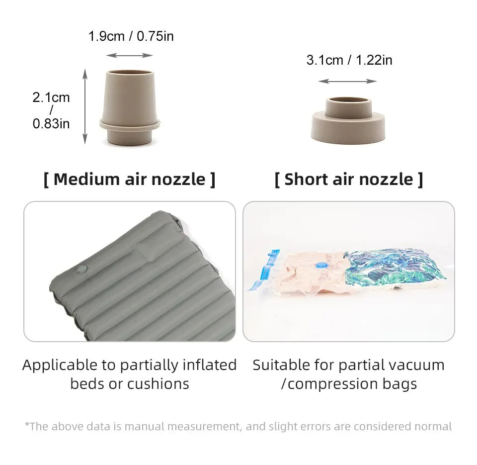Electric Air Pump Portable Wireless Air Compressor Inflator/Deflator Pumps For Inflatable Cushions Air Beds Boat Swimming Ring