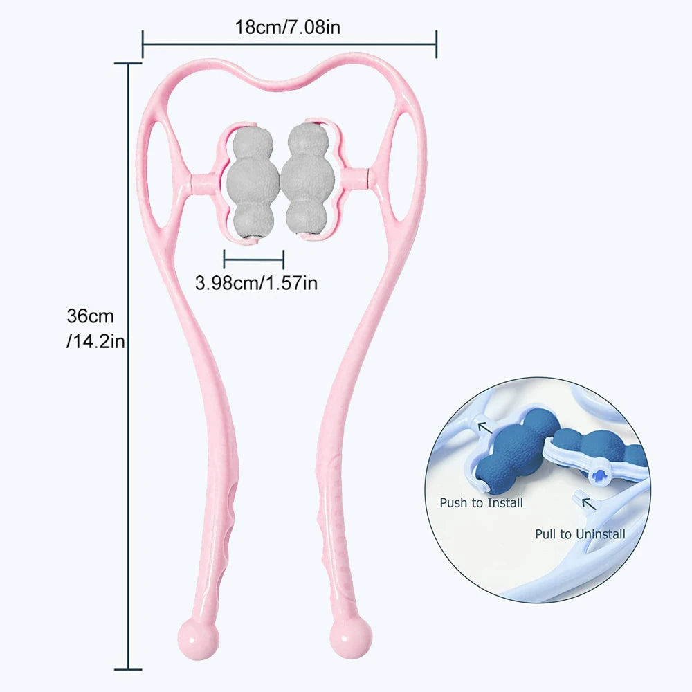 Neck & Shoulder Trigger Point Roller Massager