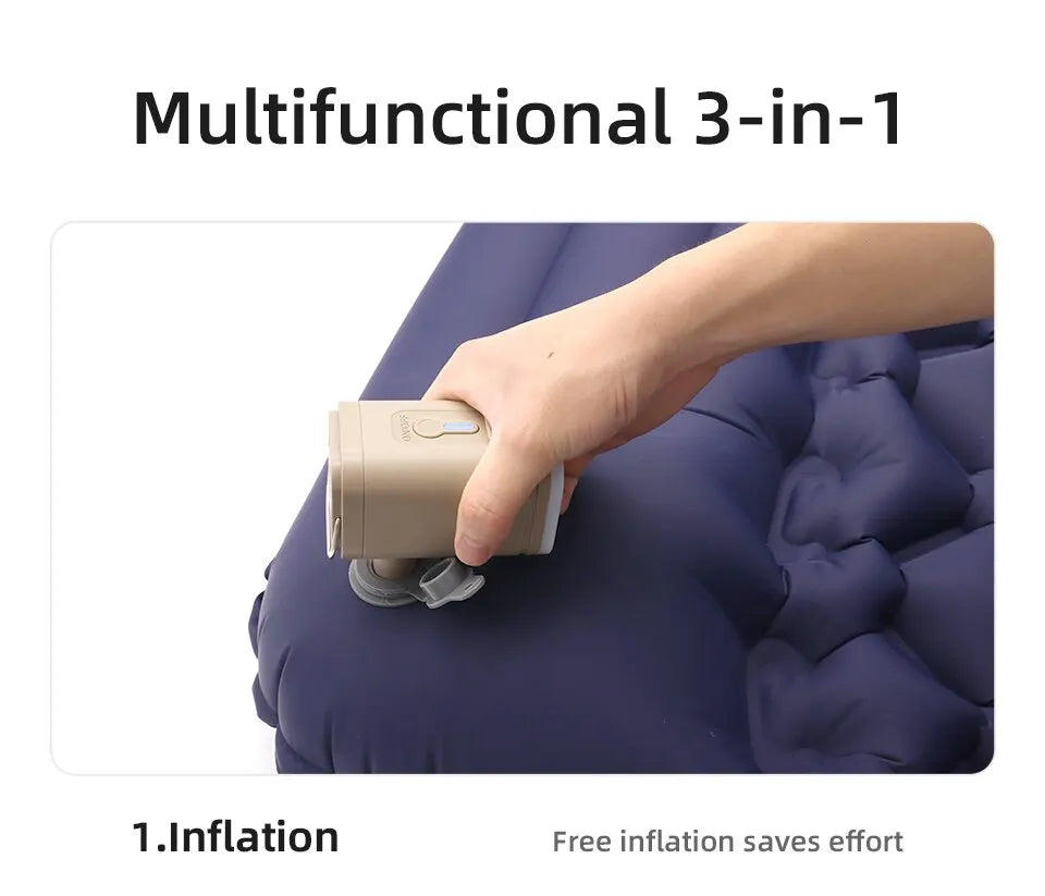 Electric Air Pump Portable Wireless Air Compressor Inflator/Deflator Pumps For Inflatable Cushions Air Beds Boat Swimming Ring