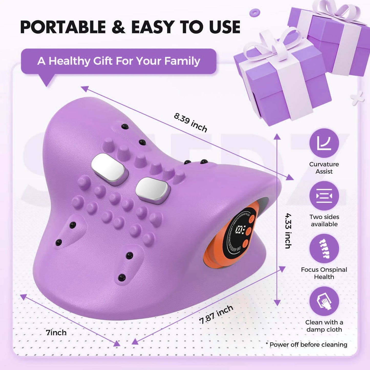Ergonomic Neck Massager