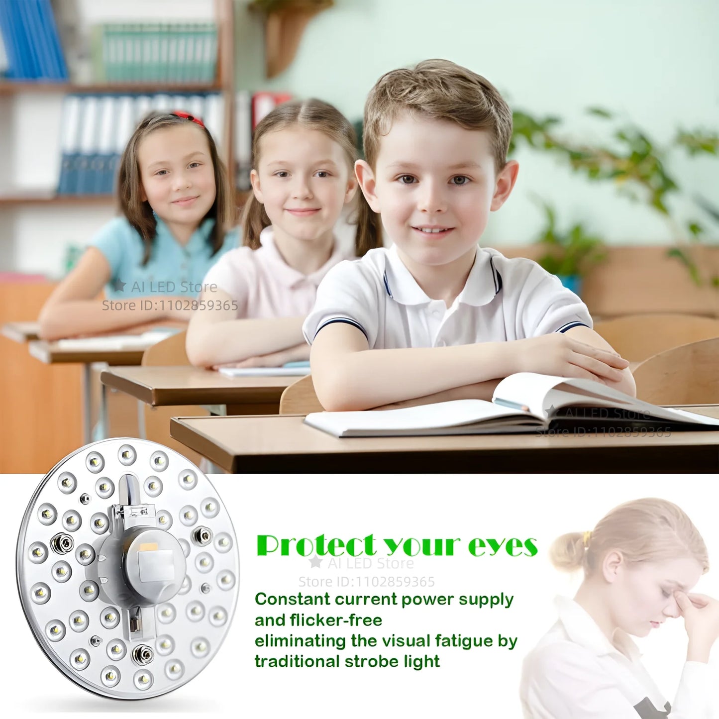 LED Ring Panel Light