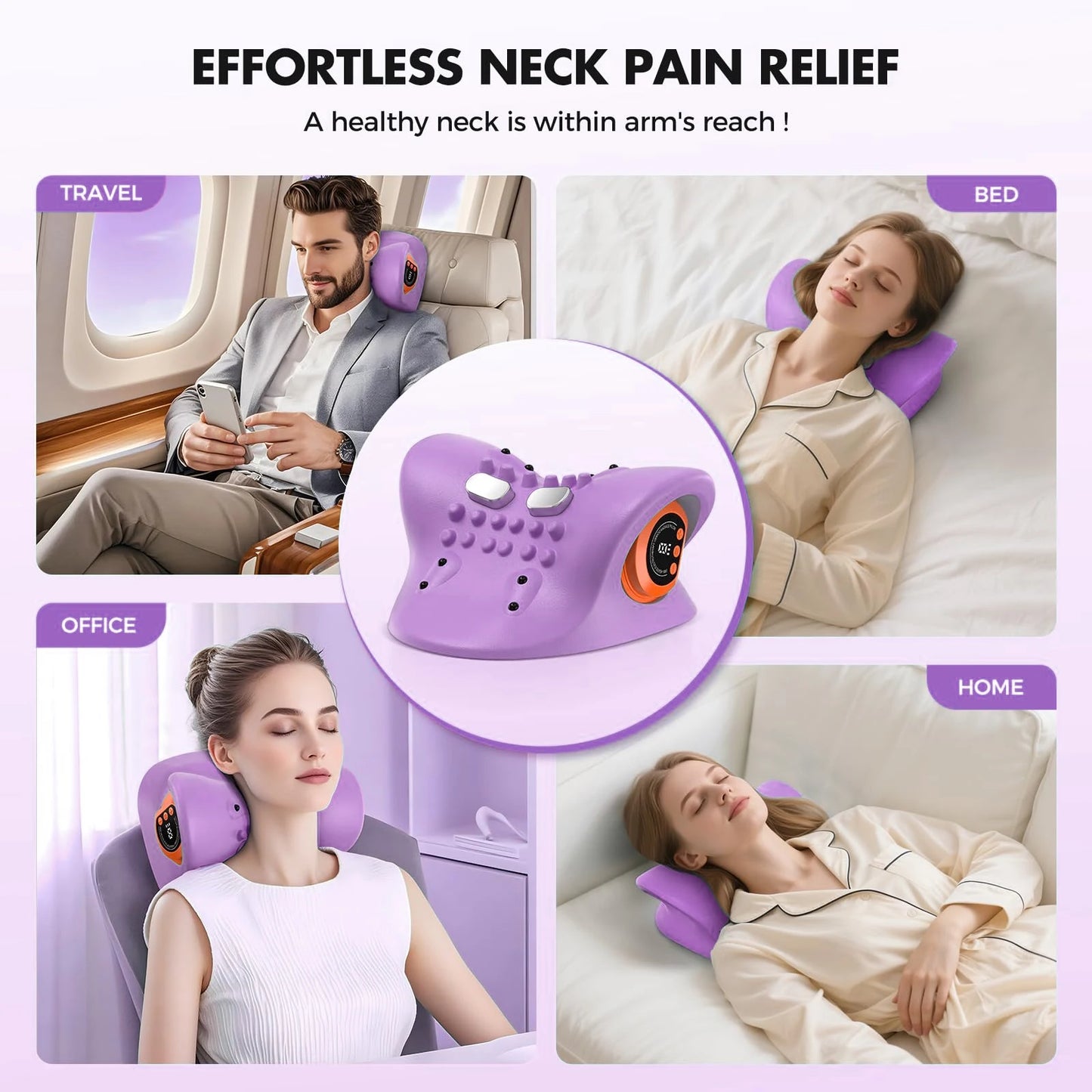 Ergonomic Neck Massager