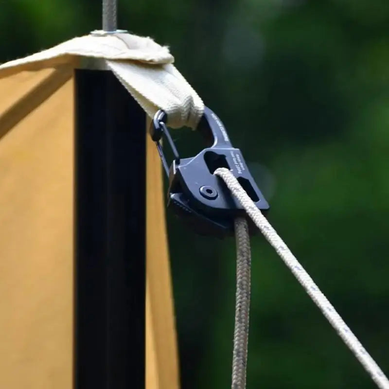 Outdoor Camping Tent Rope Tightener – Lightweight, Windproof Awning Cord Tensioner Buckle