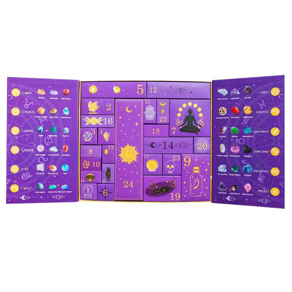 Reiki Crystal Halloween Countdown Gift Box 2025