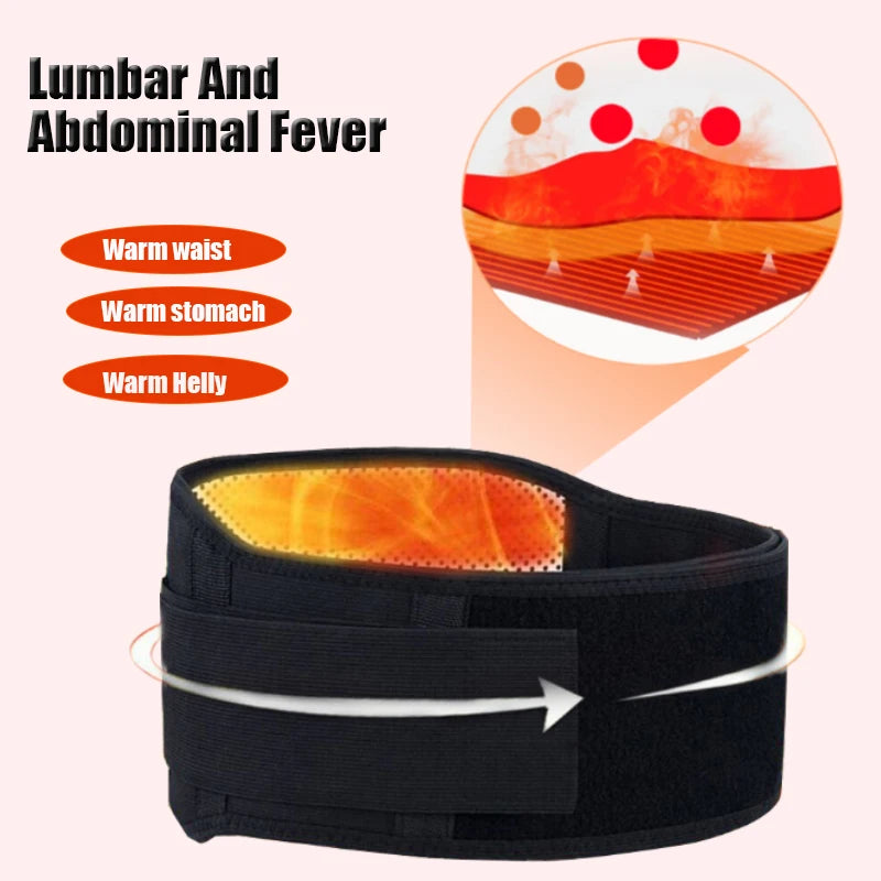 Self-Heating Magnetic Back Support Belt