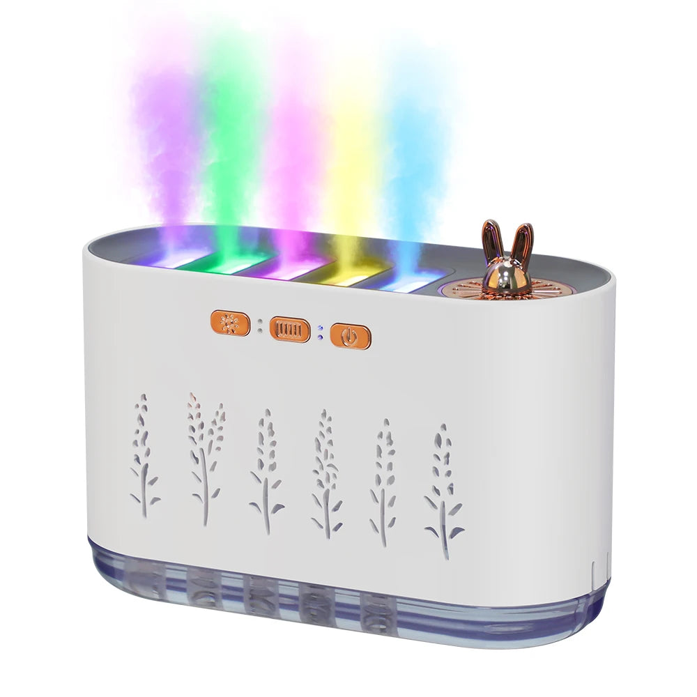 700ML Humidifier & Aroma Diffuser with 7-Color LED Night Light