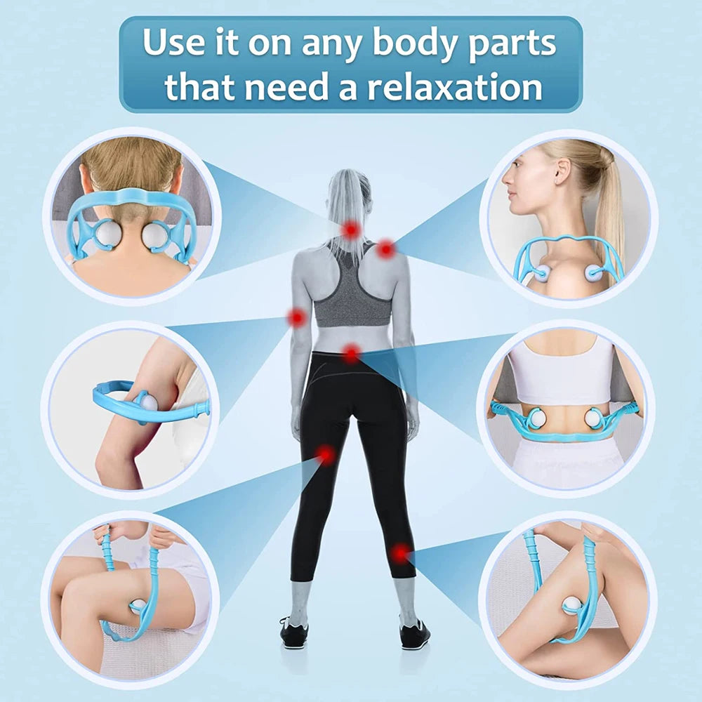 Neck & Shoulder Trigger Point Roller Massager
