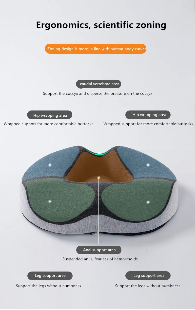 Hemorrhoid & Tailbone Relief Seat Cushion