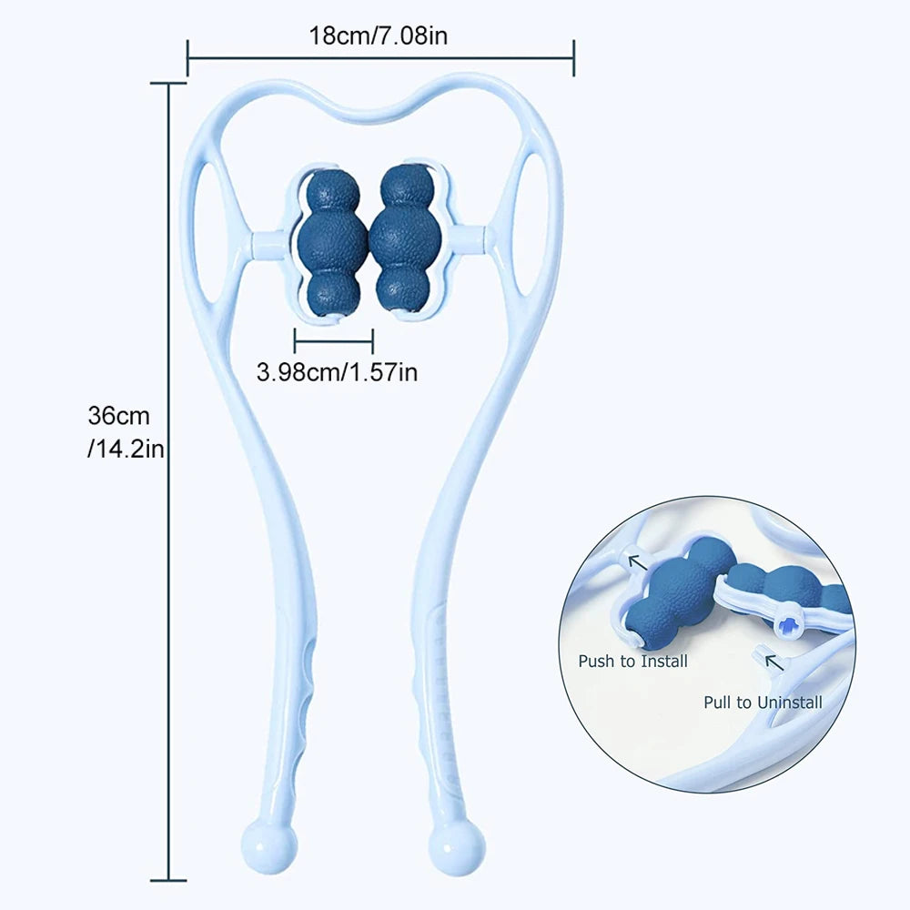 Neck & Shoulder Trigger Point Roller Massager