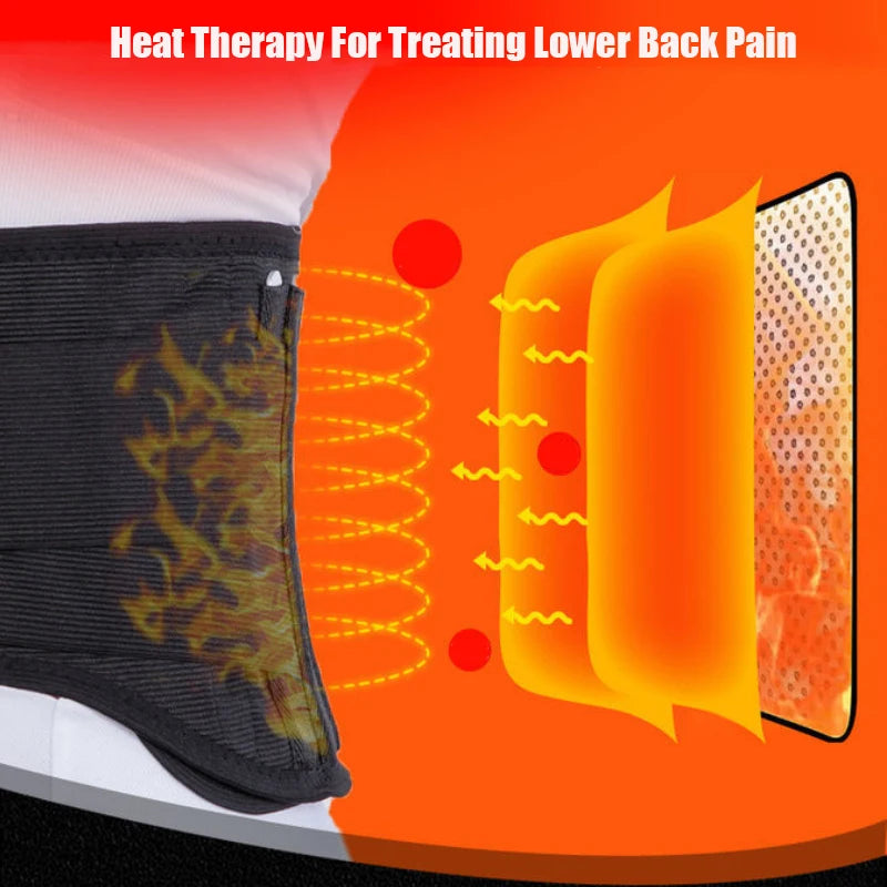 Self-Heating Magnetic Back Support Belt