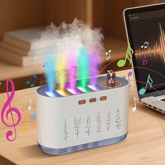 700ML Humidifier & Aroma Diffuser with 7-Color LED Night Light