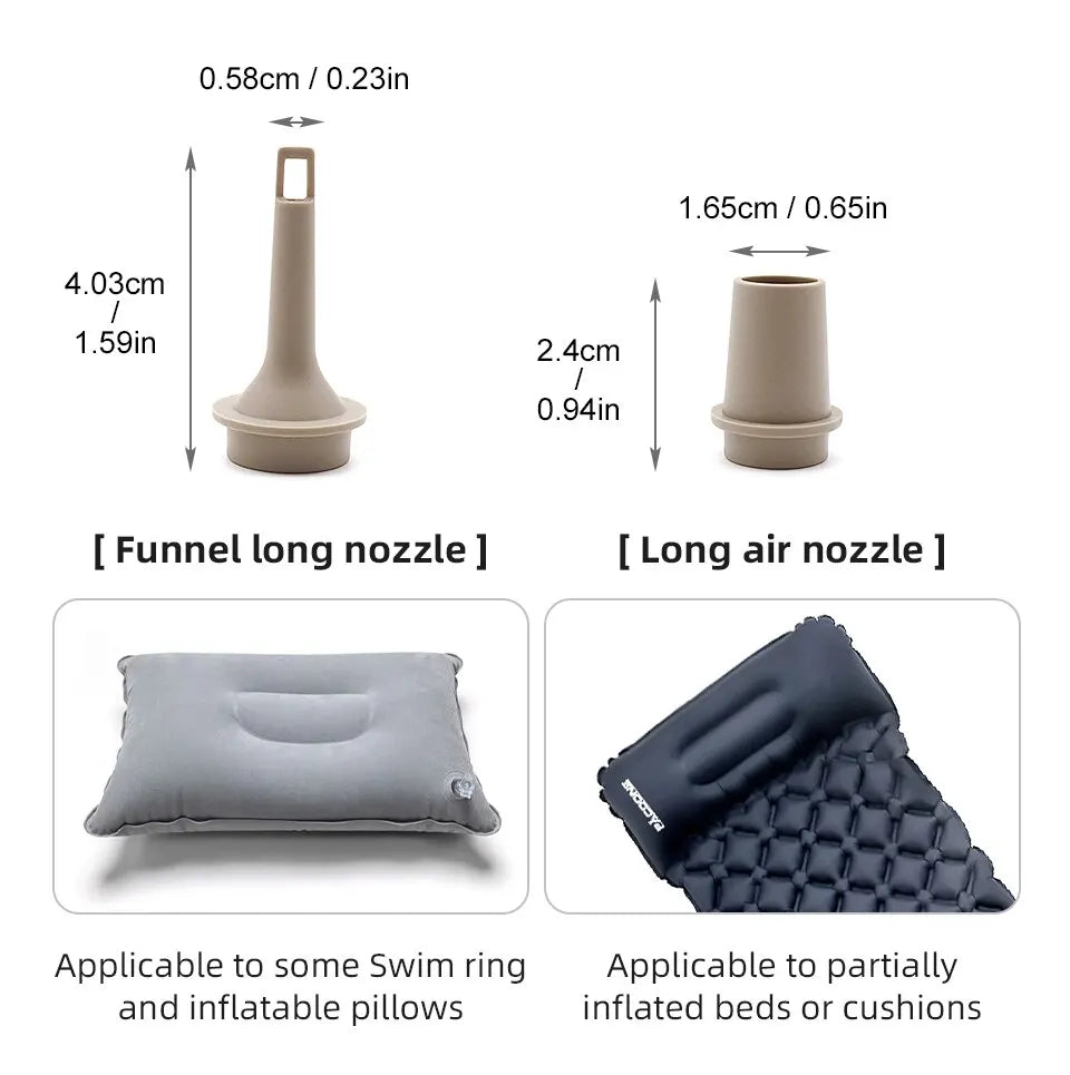 Electric Air Pump Portable Wireless Air Compressor Inflator/Deflator Pumps For Inflatable Cushions Air Beds Boat Swimming Ring