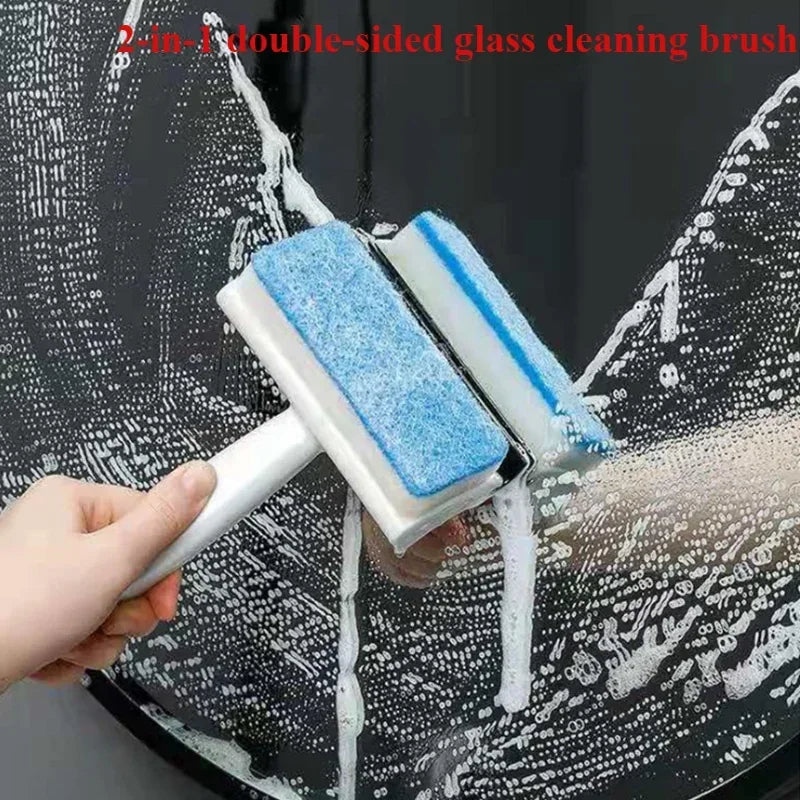 Car Glass Cleaner & Oil Film Remover – Restores Windshield Clarity, Removes Dirt, Grime & Streaks – Includes Glass Cleaning Brush