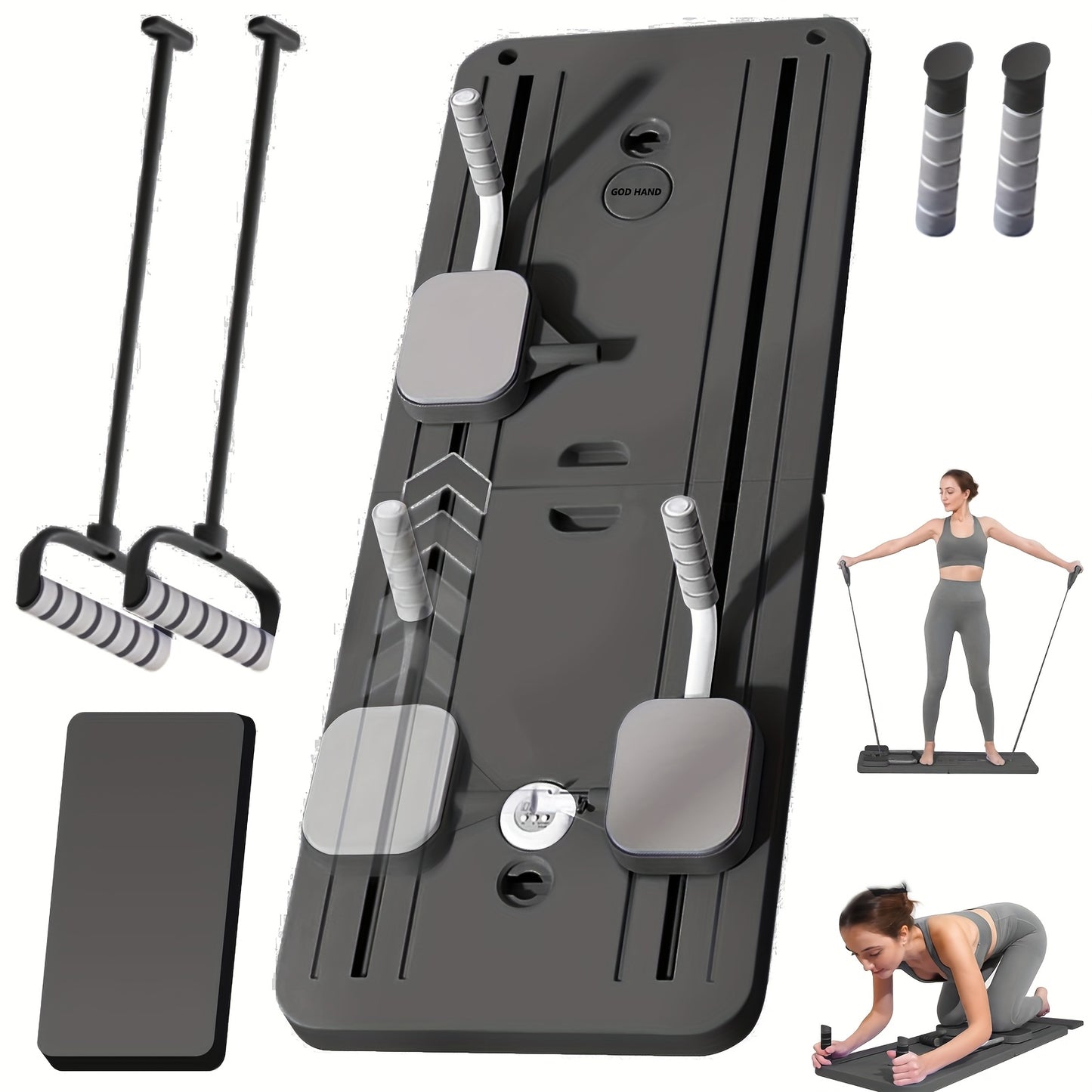 5-in-1 Home Pilates Reformer | Foldable Design | Universal - FitZone