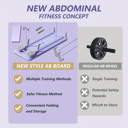 5-in-1 Home Pilates Reformer | Foldable Design | Universal - FitZone