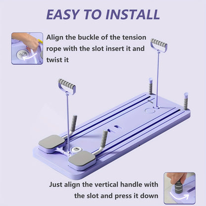 5-in-1 Home Pilates Reformer | Foldable Design | Universal - FitZone