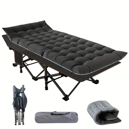 Heavy Duty 75" Folding Bed Camping Cot - Portable Sleeping Bed Cot with Carry Bag | Camping Gear - Outdoor Gear 2025