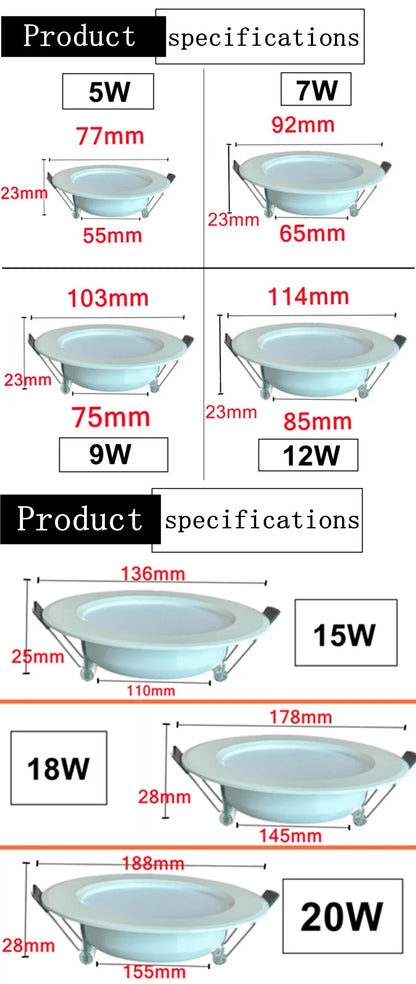 LED Recessed Ceiling Downlight