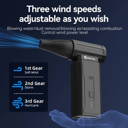 BOOSTER W01 Mini Turbo Jet Fan – 100,000 RPM High-Speed Air Blower | Compact, Powerful Turbo Duct Fan