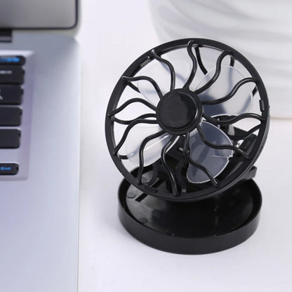 Portable Mini Solar Powered Clip Fan Summer Hat Cap Clip Cooler Fan Energy Ventilator Travel Desktop Clamp Cooling Ventilator ﻿
