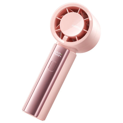 coldSky Portable Handheld Fan 4000mAh Battery Operated Cooling Fan 5 Speed Adjustable Small Desktop Fan With Digital Display