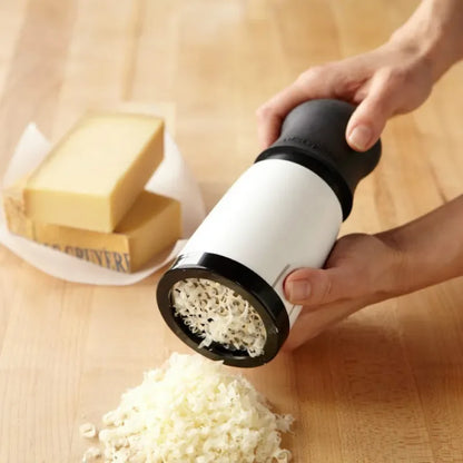2-Pattern Cheese Grater – Stainless Steel Slicer for Cheese, Chocolate, Butter &amp; More | Kitchen Gadget with ABS Handle