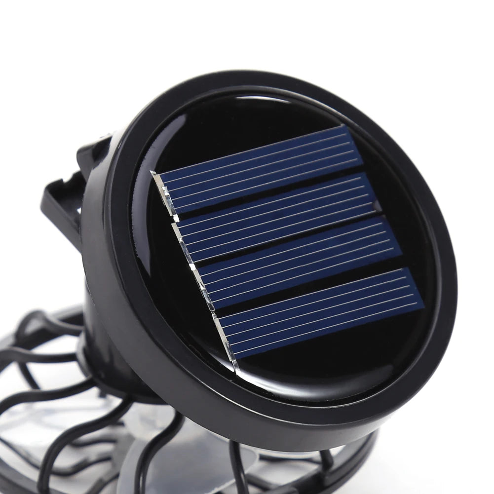 Portable Mini Solar Powered Clip Fan Summer Hat Cap Clip Cooler Fan Energy Ventilator Travel Desktop Clamp Cooling Ventilator ﻿