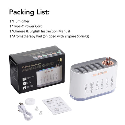 700ML Humidifier & Aroma Diffuser with 7-Color LED Night Light