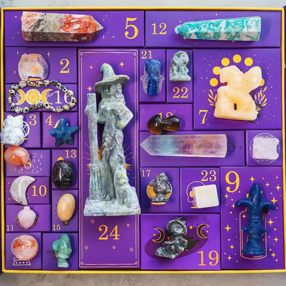 Reiki Crystal Halloween Countdown Gift Box 2025