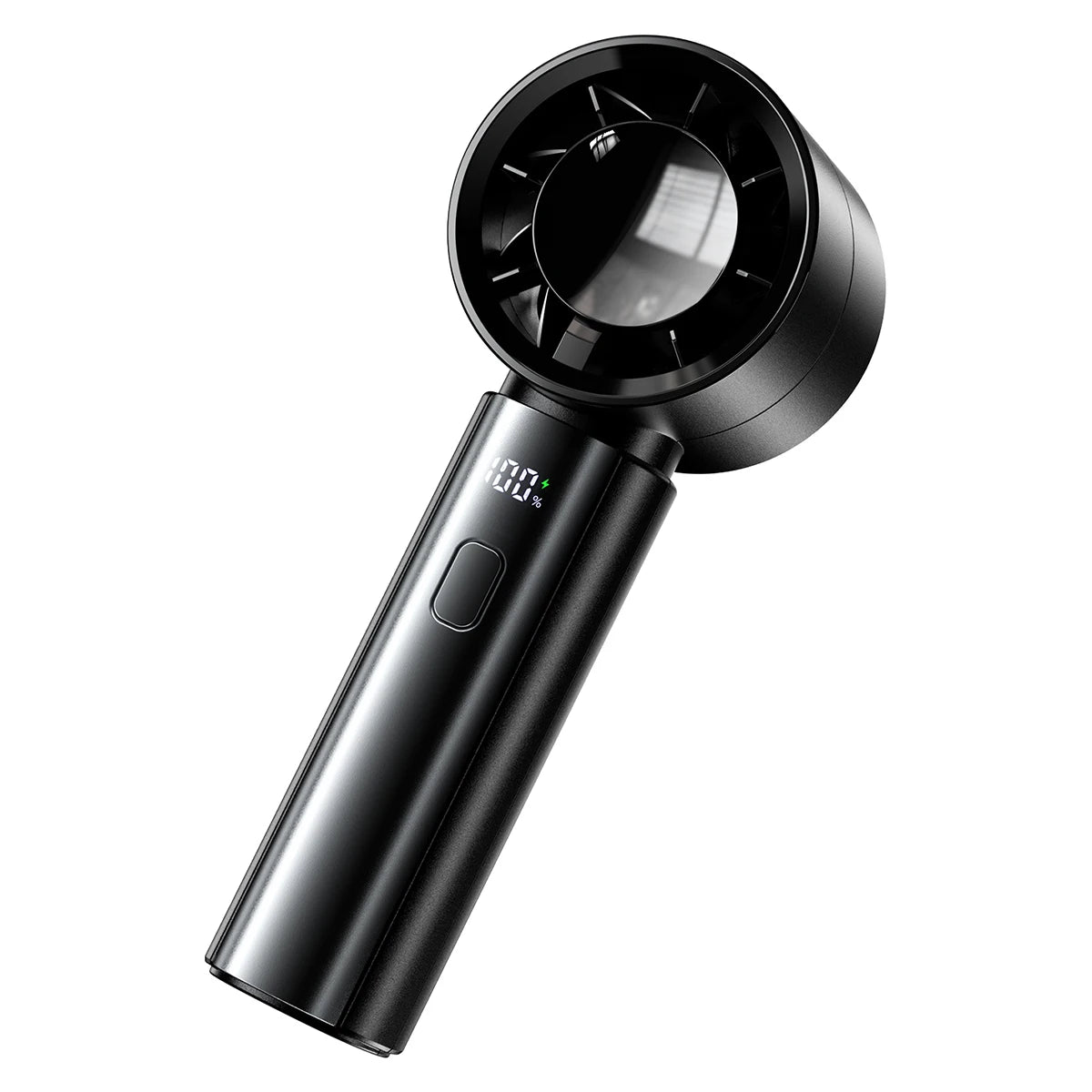coldSky Portable Handheld Fan 4000mAh Battery Operated Cooling Fan 5 Speed Adjustable Small Desktop Fan With Digital Display