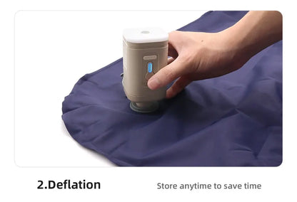 Electric Air Pump Portable Wireless Air Compressor Inflator/Deflator Pumps For Inflatable Cushions Air Beds Boat Swimming Ring