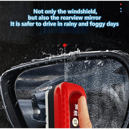 Car Glass Cleaner & Oil Film Remover – Restores Windshield Clarity, Removes Dirt, Grime & Streaks – Includes Glass Cleaning Brush