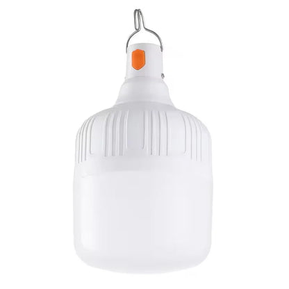 2PC Camping Brightness Light Portable Rechargeable Dimmable LED Bulb Outdoor Tent Light Emergency Night Light with Hook
