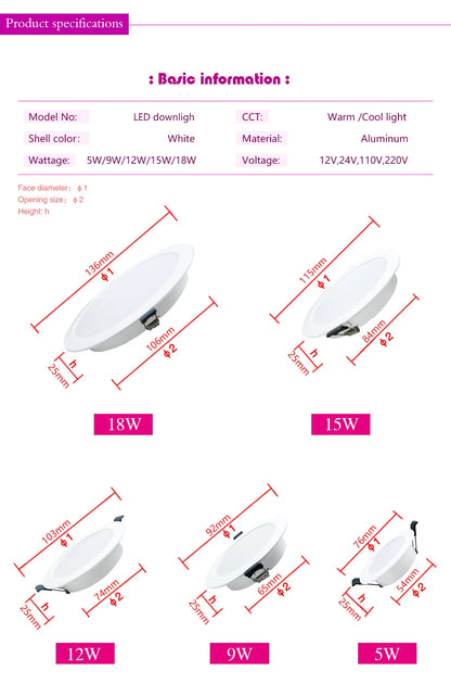 LED Recessed Ceiling Downlight