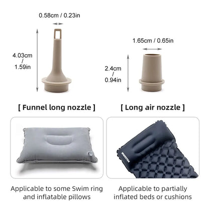 Electric Air Pump Portable Wireless Air Compressor Inflator/Deflator Pumps For Inflatable Cushions Air Beds Boat Swimming Ring