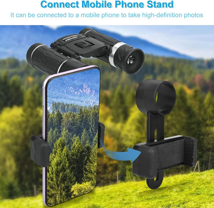 500x25 HD Zoom Binoculars – Powerful Folding Telescope for 5000M+ Long-Distance Viewing | Compact for Hunting, Camping & Outdoor Sports