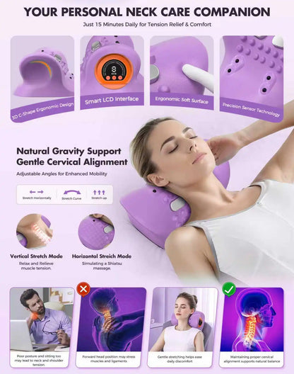 Ergonomic Neck Massager