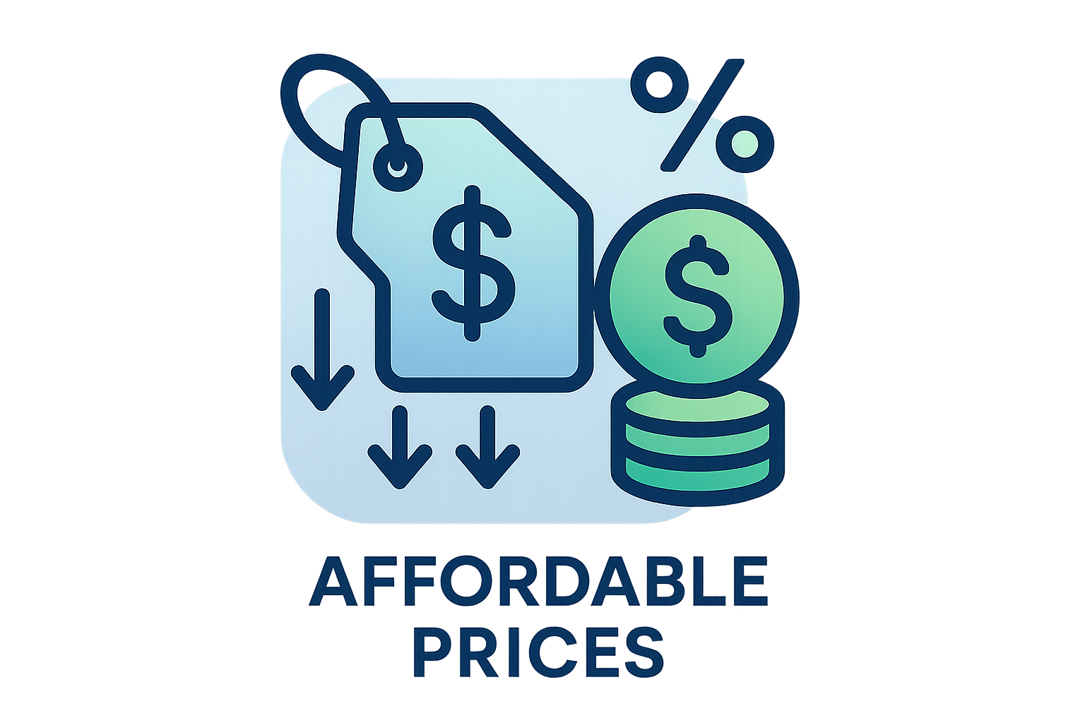 Affordable Prices icon high resolution 1000x1000
